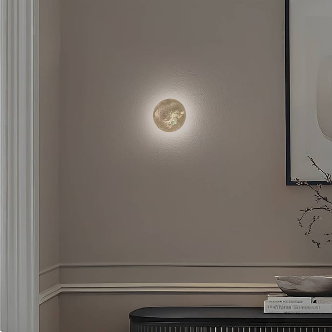 Nowodvorski Lighting LED wandlamp Ring S, Ø 15 cm, multiplex, goudkleurig