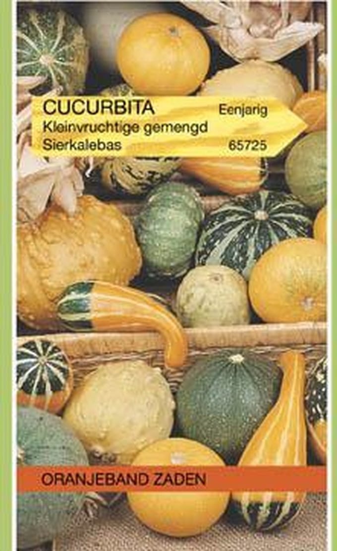 Cucurbita, Sierkalebas kleinvruchtig gemengd