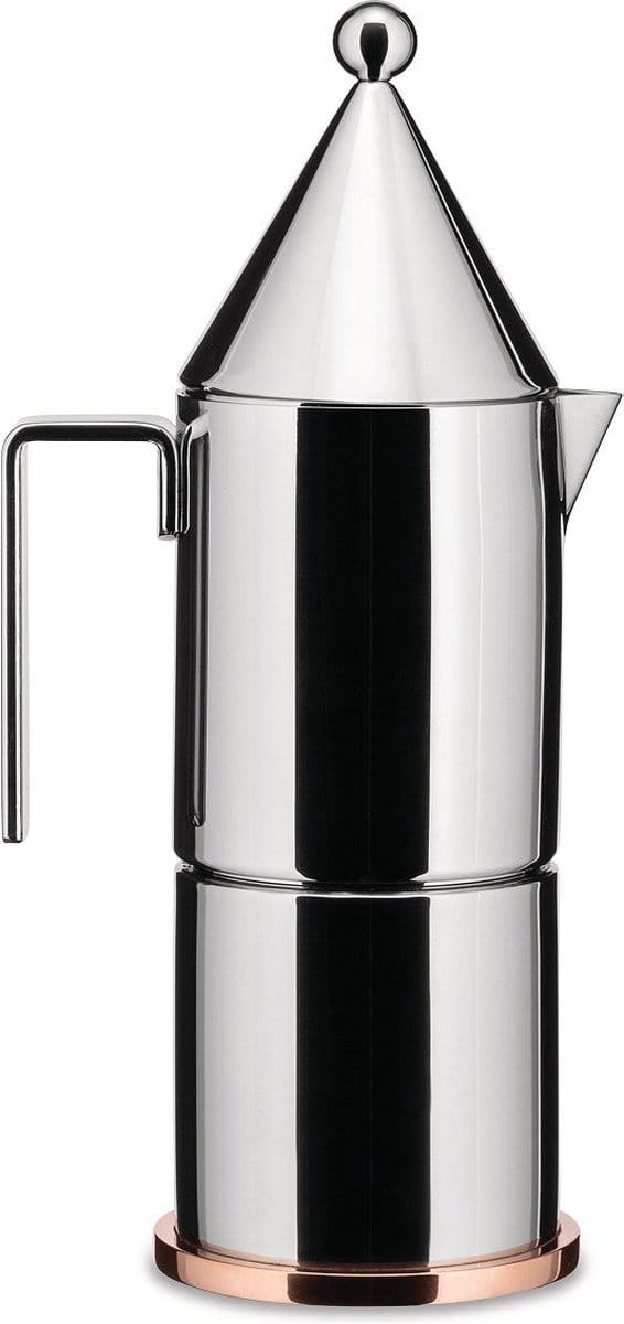 Alessi Percolator 90002/3 La Conica Door Aldo Rossi - 3 Kops