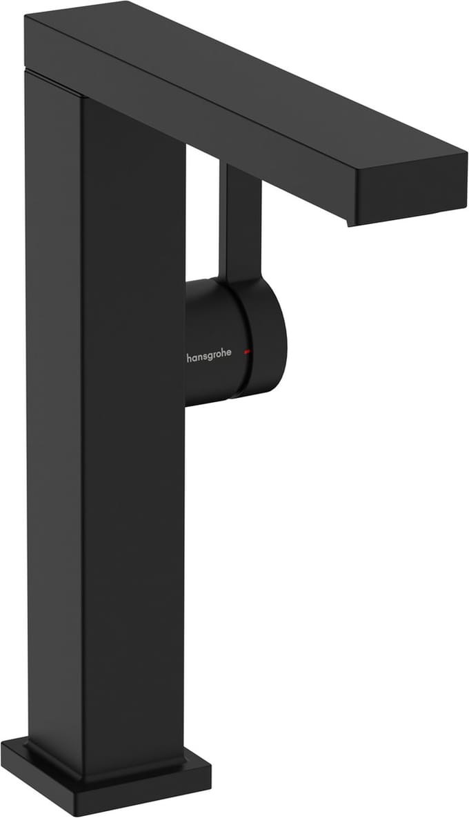 hansgrohe Tecturis E - Wastafelkraan - Ééngreeps bediening - CoolStart energiebesparend - Met afvoerplug - 210mm maat - Draaibare uitloop - Mat Zwart