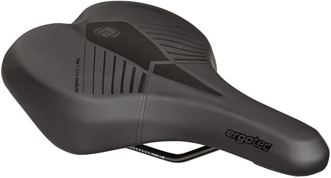Zadel Ergotec Comfort M 265 x 190mm medium - zwart