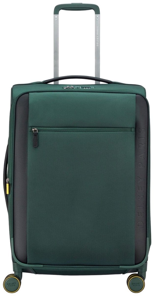 DELSEY Montmartre 3 – Medium reiskoffer 66 cm – Uitbreidbaar – Wasbare voering – TSA-slot – Pine