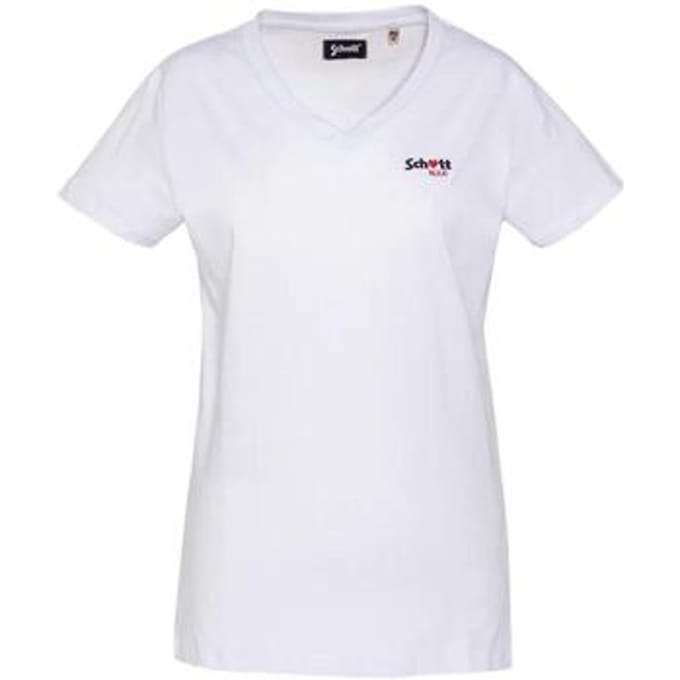 T-shirt Schott TSBRODEDW