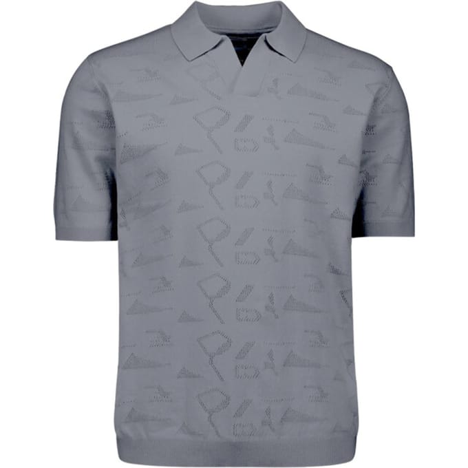 No Excess Pullover short sleeve polo jacquard night