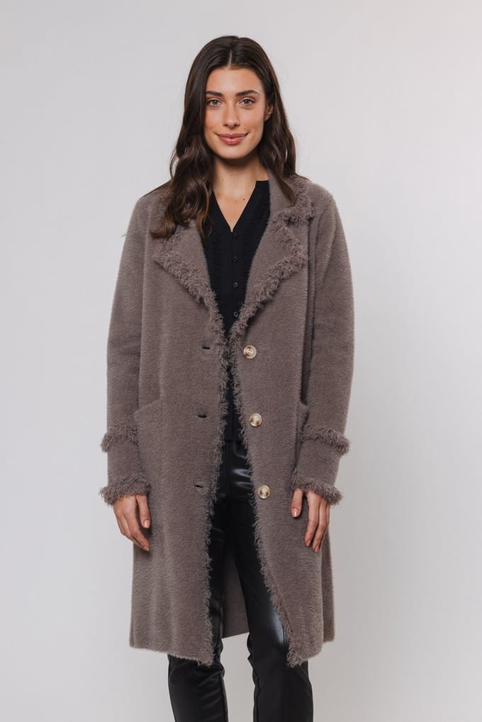 Rino & Pelle Jassen - Catena cardigan - Bruin
