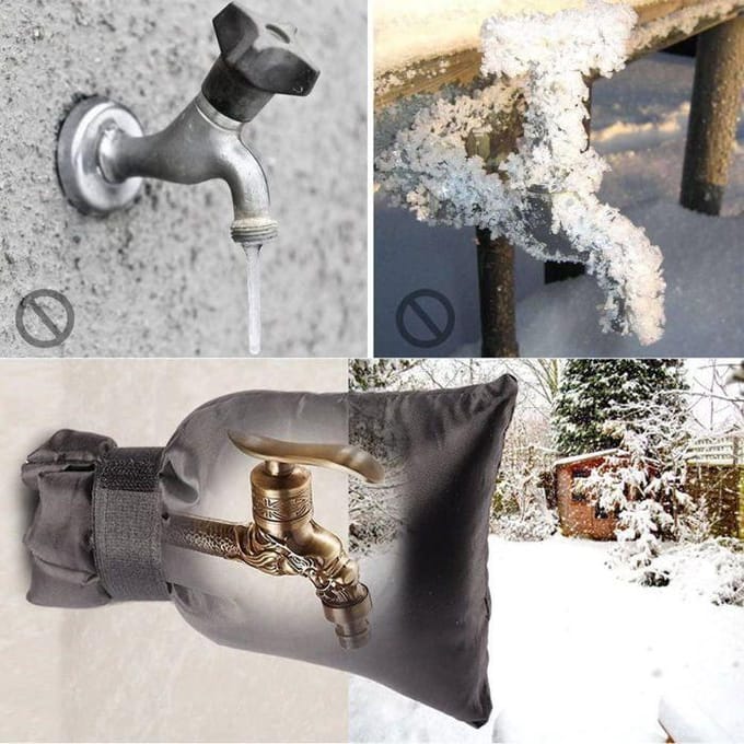 Housses de robinet d'extérieur - AUCUNELY - Lot de 3 - Antigel - Imperméables - Isolantes