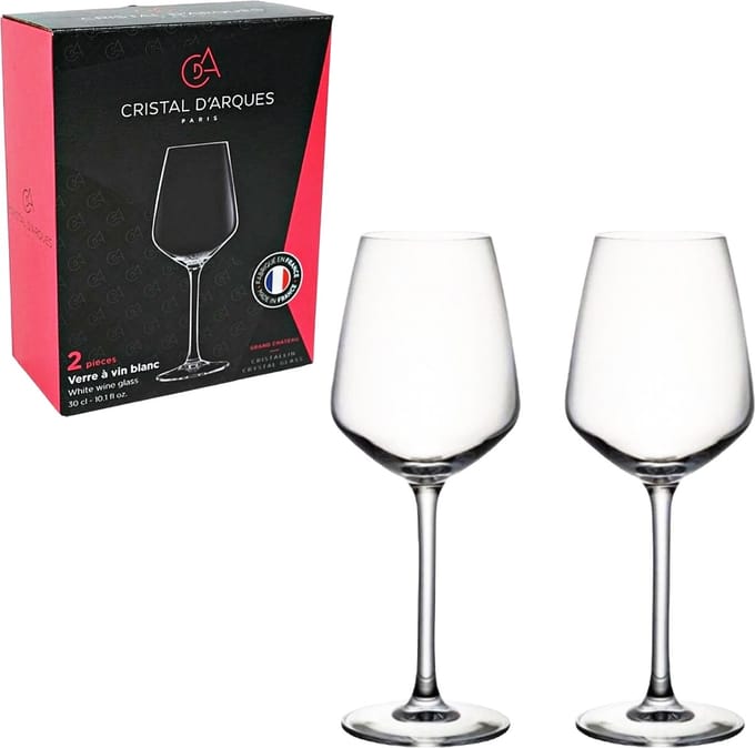 Cristal d'Arques - Set van 2 witte wijnglazen - 300ml