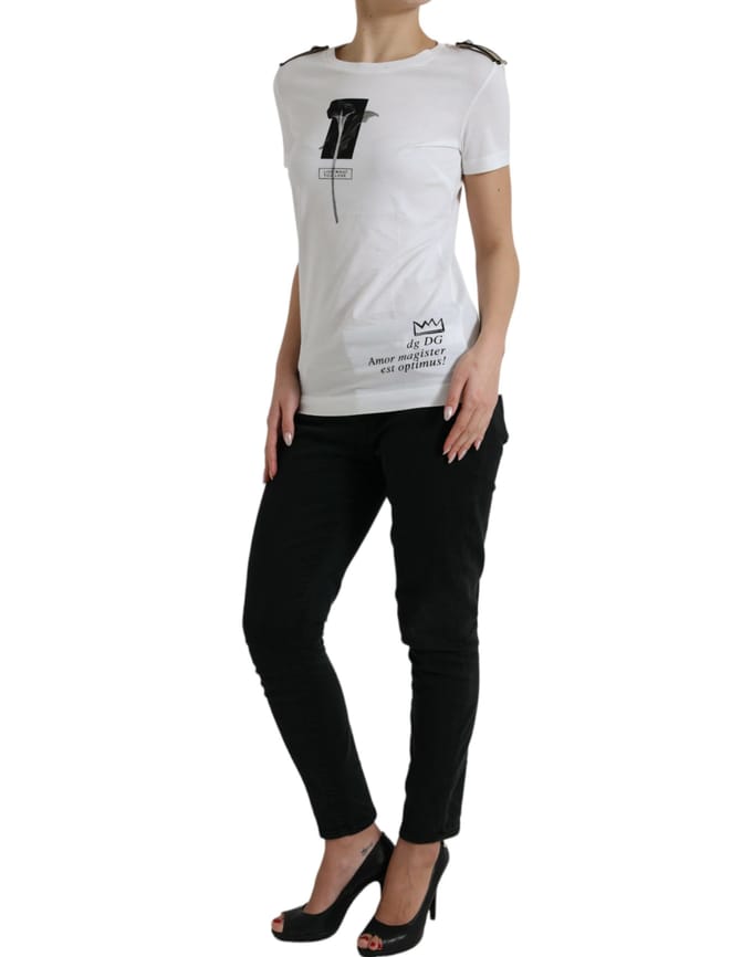 Bloemen Korte Mouwen Ronde Hals T-shirt