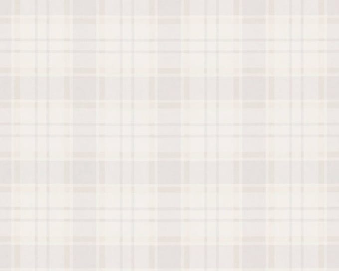 SCHOTSE RUIT BEHANG | Landelijk - crème beige grijs - A.S. Création Maison Charme