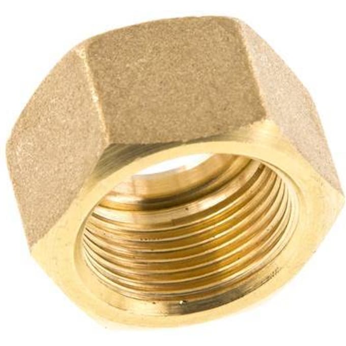 M24x1.5 x 18mm Messing voor Wartelmoer Knelfitting