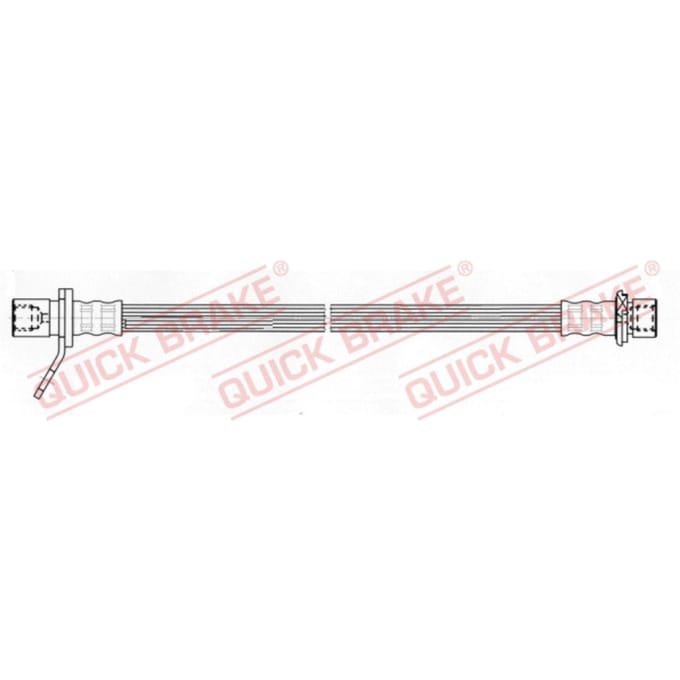 Remleiding QUICK BRAKE 27.092, links