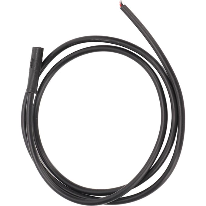 Fiets Verlengsnoer 2-pins Vrouwelijk Identificatiemarkering Gemengd Materiaal 48V AC DC Fiets Modificatie Onderdelen black