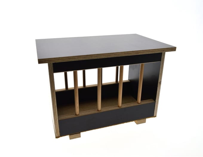 Wielink Voerbak met plastic binnenbak 103X18.5X19.5CM