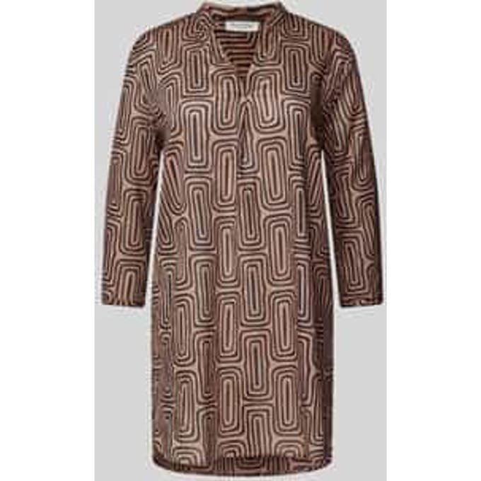 Regular fit tuniek met 3/4-mouwen