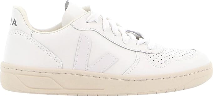 VEJA V-10 Sneakers - Leren Sneaker - Dames - Wit - Maat 40