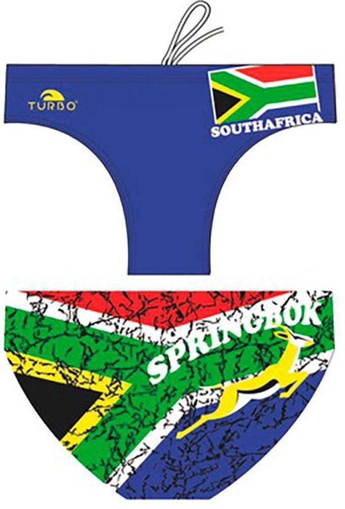 Turbo Springbok Zwemslip Blauw S Man