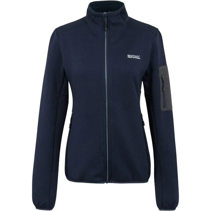 Jas Hiking Dames Fitted Zippered Pocket Aldean Softshell