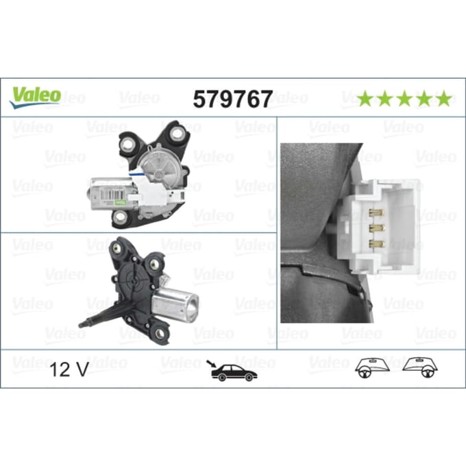 Ruitenwissermotor VALEO 579767