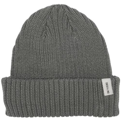ONLY&SONS - ONSRYAN RIB FISHERMAN BEANIE NOOS - Heren - Mutsen