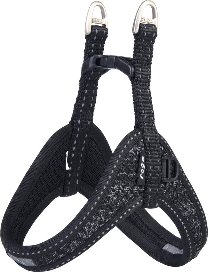 Rogz Utility Fast Fit Tuig Zwart - Hondenharnas - 32 cm