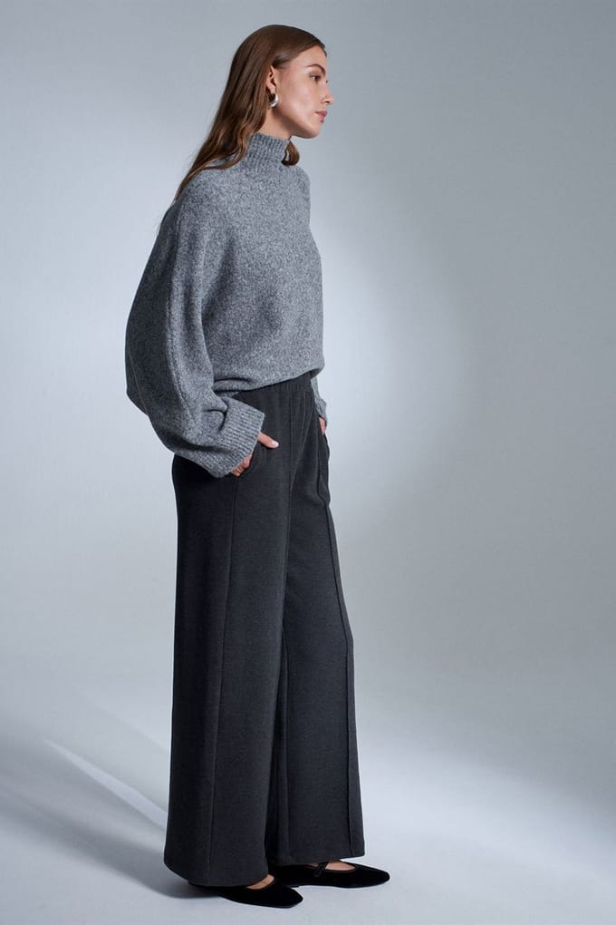 Vrouwen Wijde-Pijpen Pull-On Broek