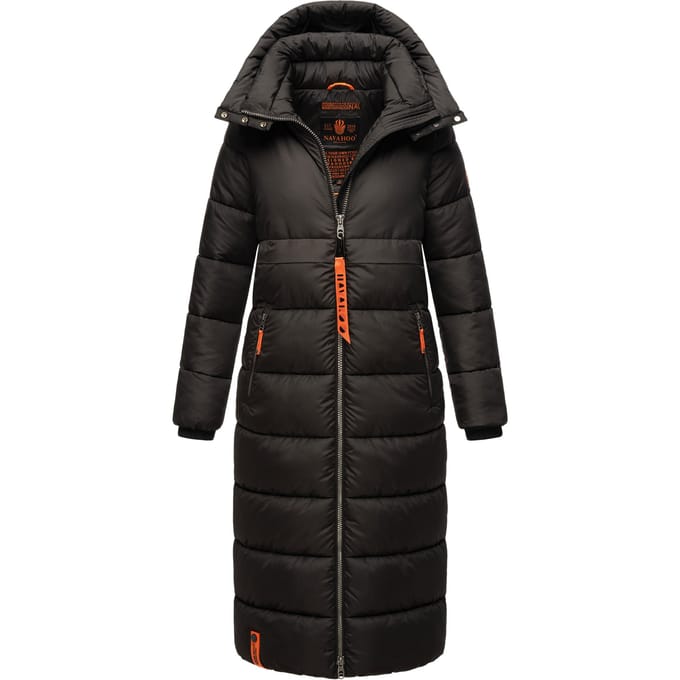 Navahoo dames gewatteerde wintermantel Kristallblume – Warm & Trendy