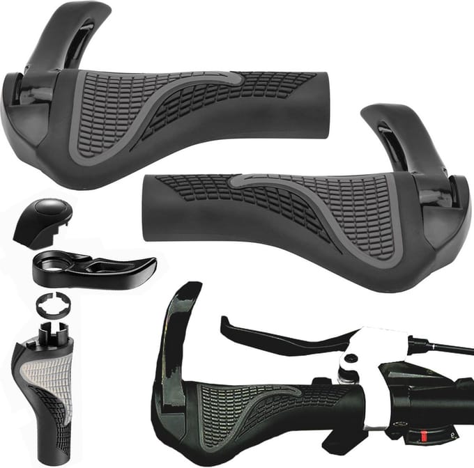Hangzhou A Link Star Technology Co. Ltd. - Fietsgrepen - Anatomische Grip - Antislip Gummi - Aluminium Hoorns