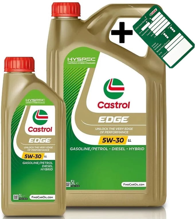 CASTROL Edge Motor Oil - 5W-30 LL 5 + 1L