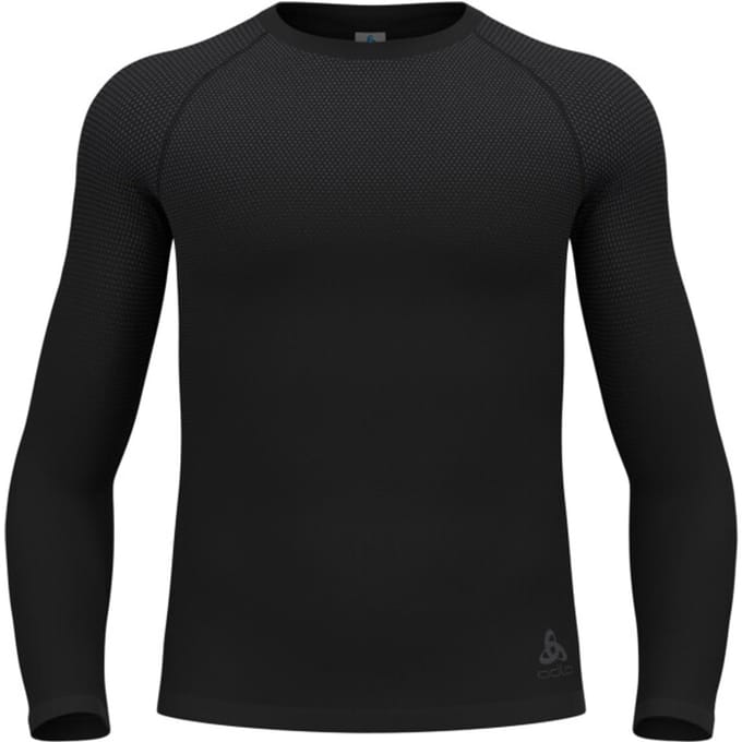 Odlo Performance Light Lange Mouwen Thermoshirt Heren - Zwart - Maat L