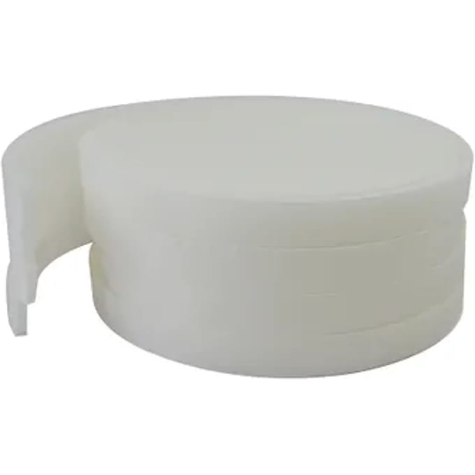 Baseline Tochtband Polyurethaan - Wit - 20m - 6x19mm