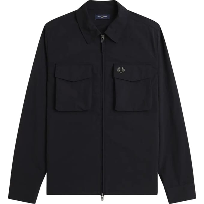 Overshirt met zak in ripstop Fred Perry