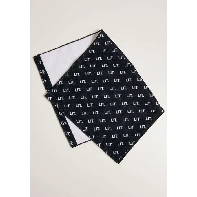 Mister Tee - LIT Mini Towel 2-Pack Badhanddoek - Zwart