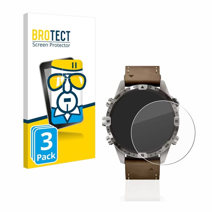BROTECT - Glas Screenprotector voor Garmin Marq Adventurer (Gen 2) - Gehard Beschermglas 9H 3 Stuks