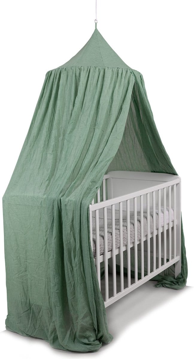 Deconet Baby Sluier - Vintage Groen-Topring 60cm/ Omtrek 400cm