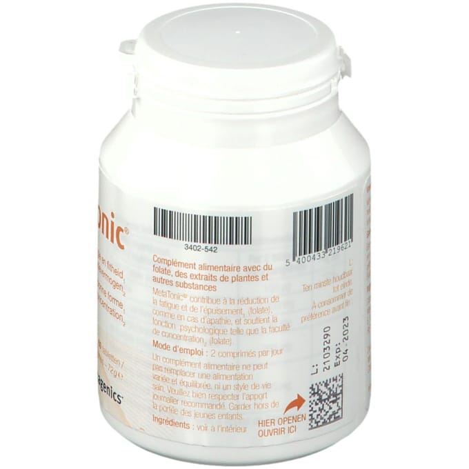 Metagenics MetaTonic Concentratie 60 Tabletten