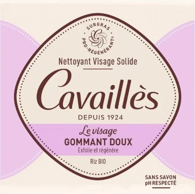 Rogé Cavaillès Milde Exfoliërende Vaste Gezichtsreiniger 70 g