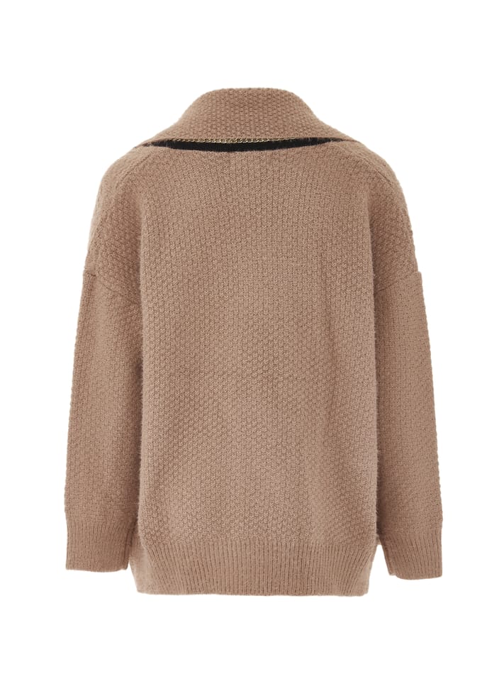 Faina Vest Dames donkerroze
