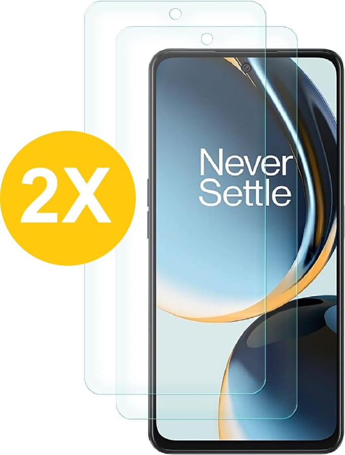 OnePlus Nord N30 5G screenprotector Beschermglas - Screen protector gehard glas - 2 Stuks
