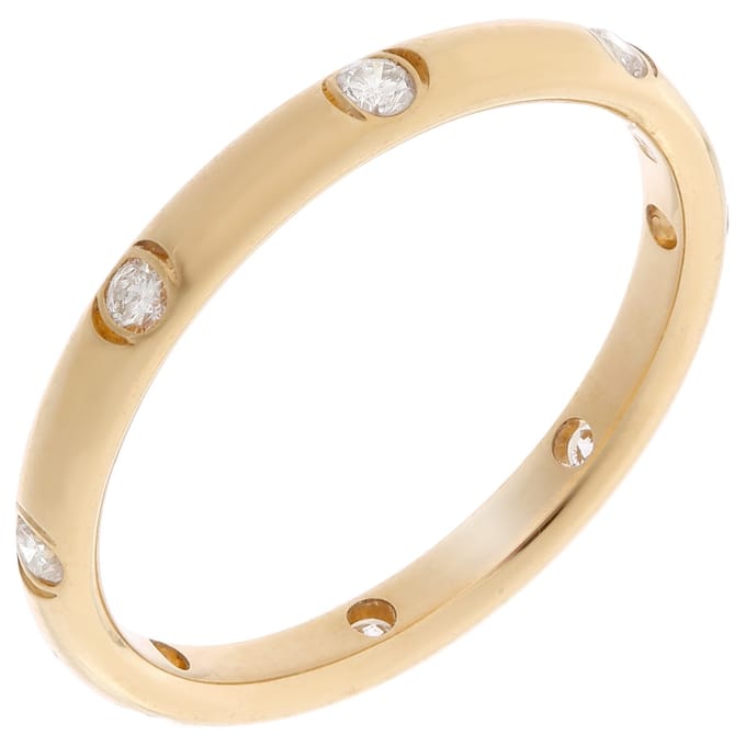 Orphelia RD-3084/53 - Ring - geelgoudkleurige 18 Karaat - Diamant 0.24 ct