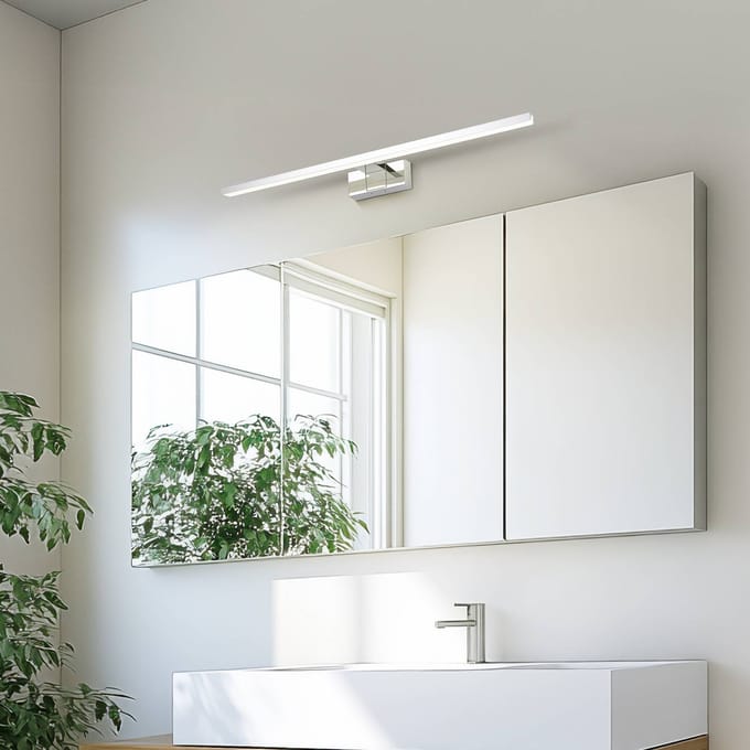 EGLO Conettilla Spiegellamp - Badkamer - LED - 60 cm - Chroom/Wit - Instelbaar wit licht