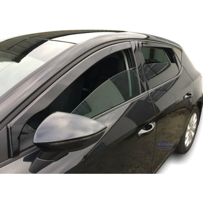 J&;J AUTOMOTIVE | Heko Wind deflectors Voor Seat Leon 3 5P. Berlina 2012-2020