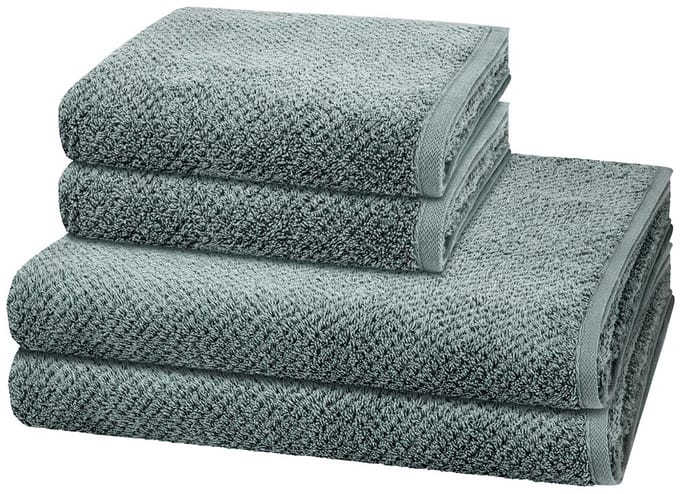 Cawö Sonstiges 2 X handdoek 2 X douchehanddoek - in set 4 pack Pure