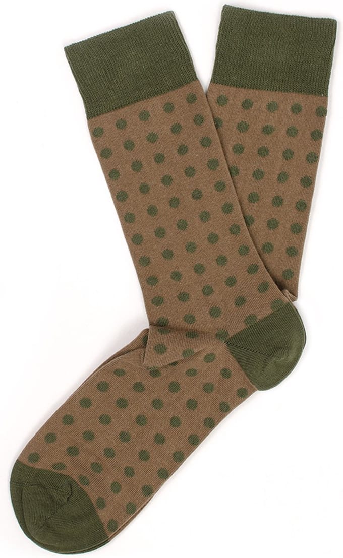 TRESANTI | BASSI | Sokken met stippen | Moss | Size 43/46