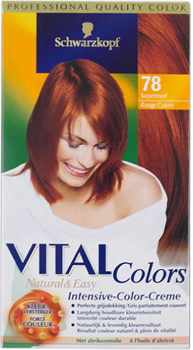 Schwarzkopf Haarverf Vital Colors 78 Koperrood