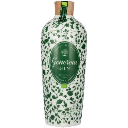 Generous Gin Generous Green Organic CORIANDER & COMBAVA Gin 44% Vol. 0,7l