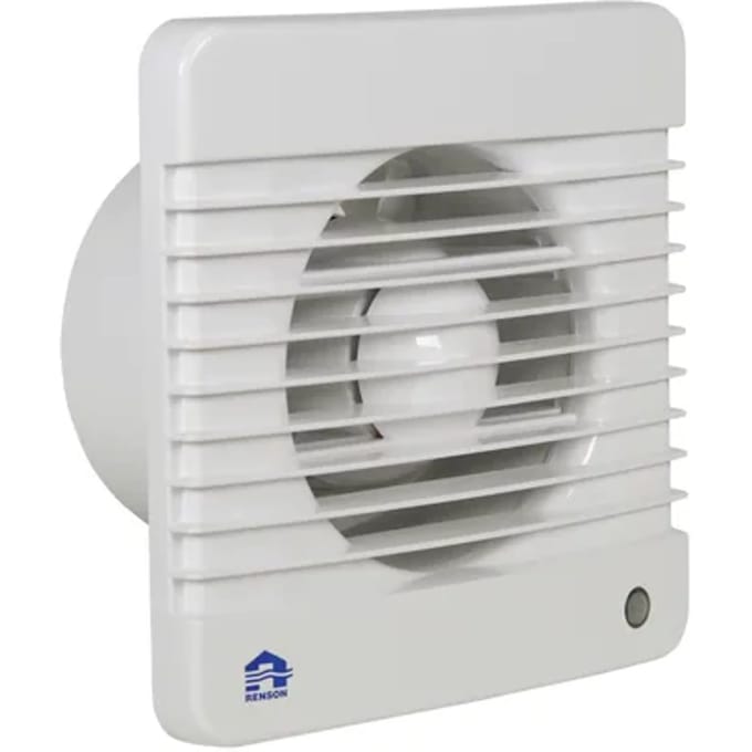 Muur of plafond ventilator voor buis diameter 100 mm met timerfunctie