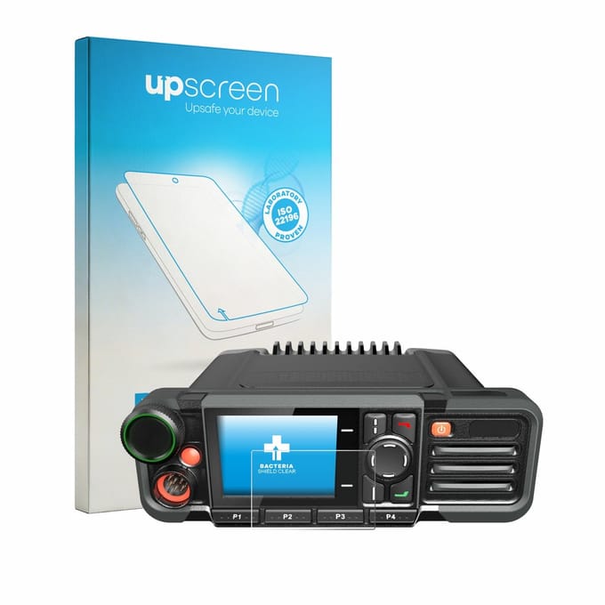 upscreen - Screenprotector voor Hytera HM785 - Folie Beschermfolie transparant antibacterieel