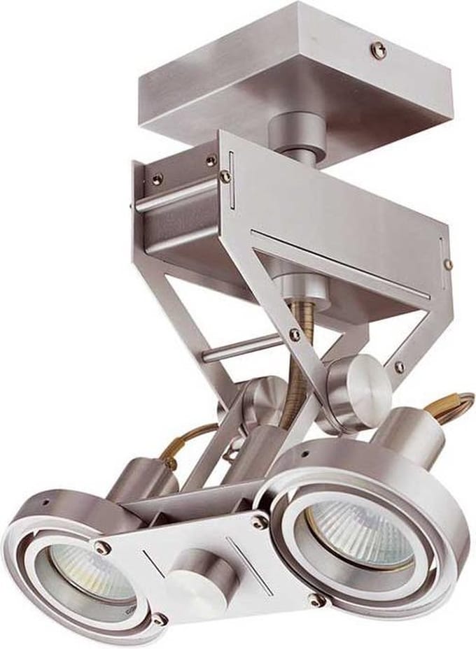 Artdelight - Spot Koln 2 lichts H 28 cm aluminium