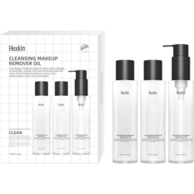 HEXKIN Huile Démaquillante 135ml (Lot de 3) white