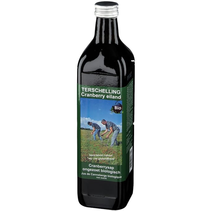 Terschellinger Cranberrysap ongezoet bio (750ml)
